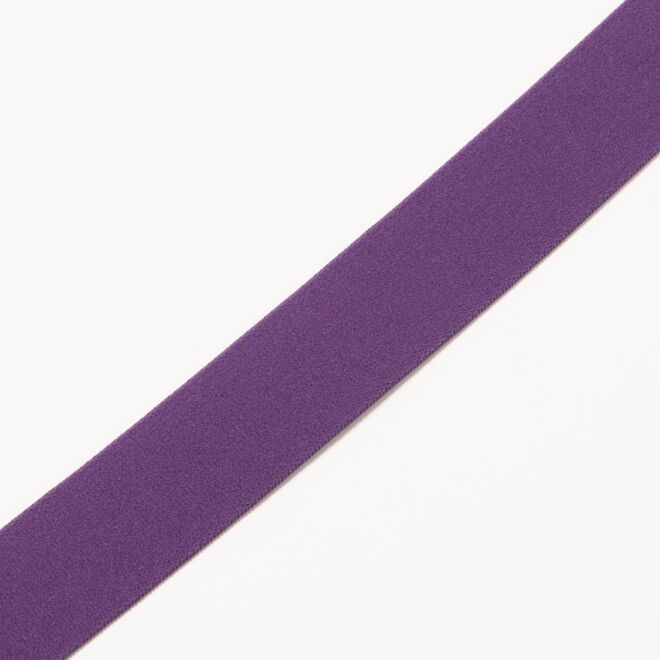 2,5cm Gummiband violett