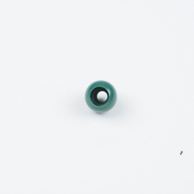 3mm Kordelende rund dunkelgrün
