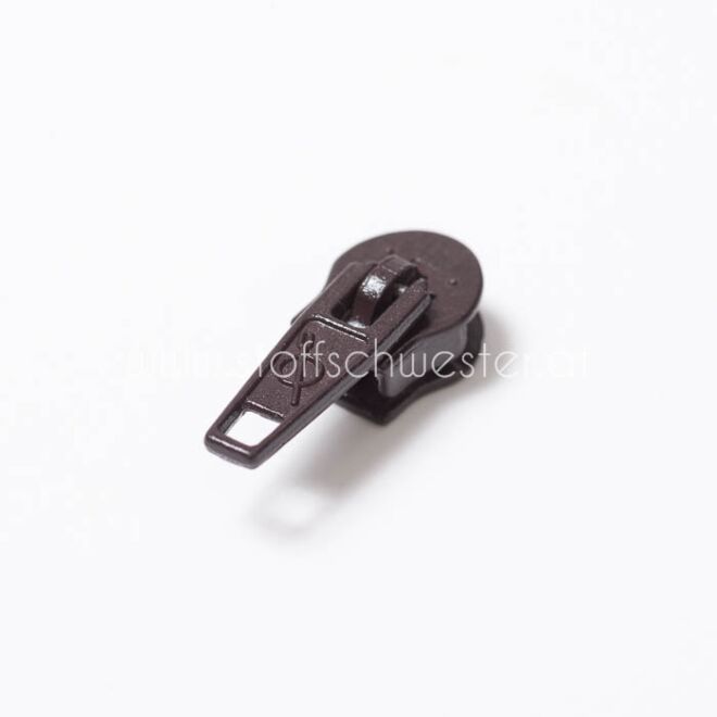 3mm Pin-Lock Schieber dunkelbraun (3 Stück)