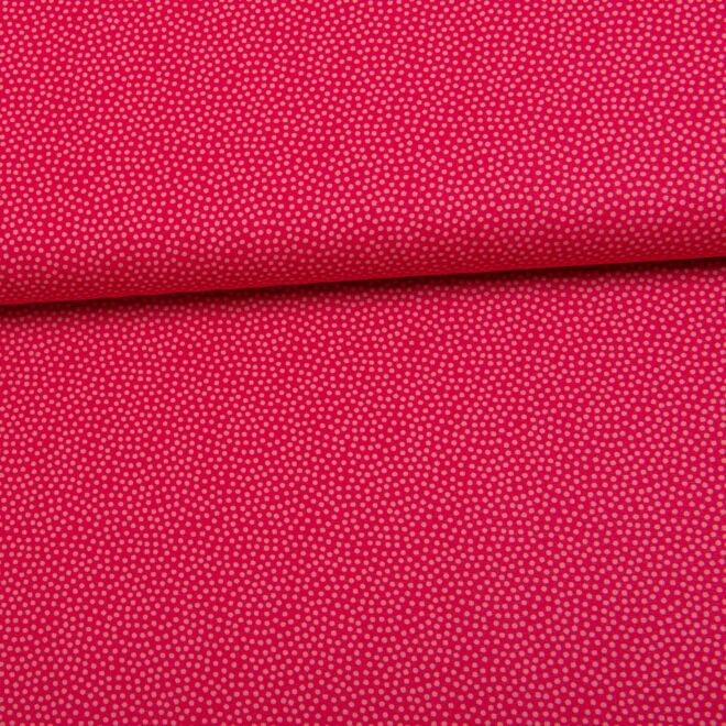 Baumwollwebware Dotty rosa/pink