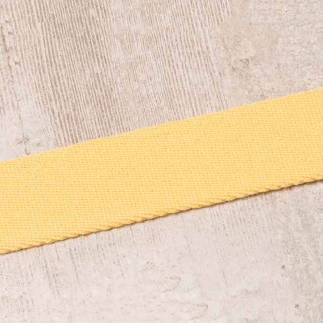 30mm Gurtband "Bonnie" Uni gelb