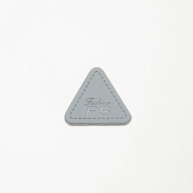 25mm Dreieck Aufnäher/Nahtwahrung grau