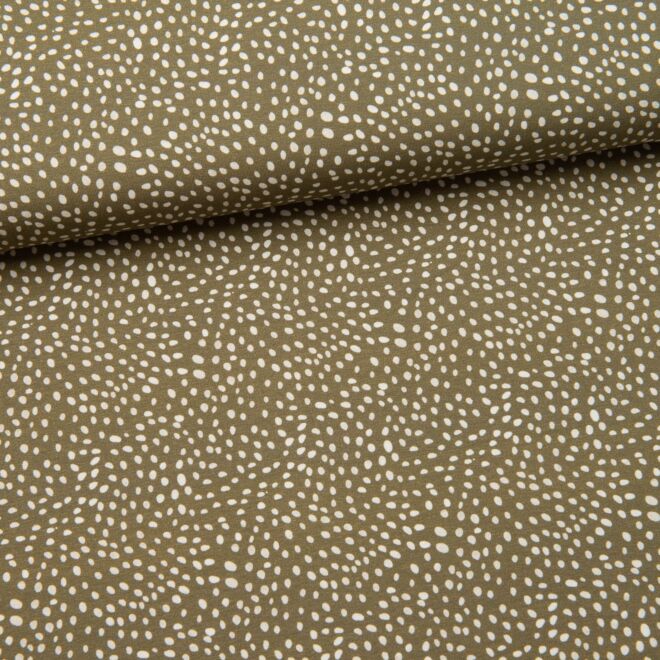 Mini Winter "Dots" olivgrün Jersey