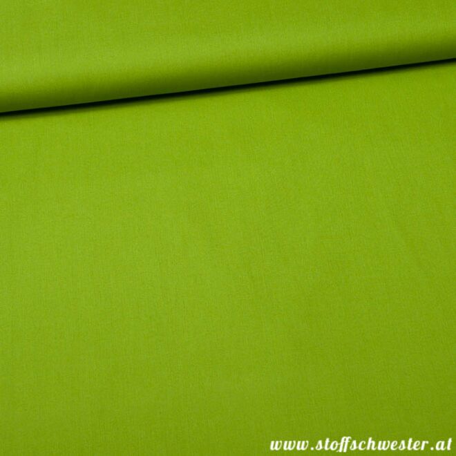 Stoffschwesters Unibaumwolle Soft Touch grün