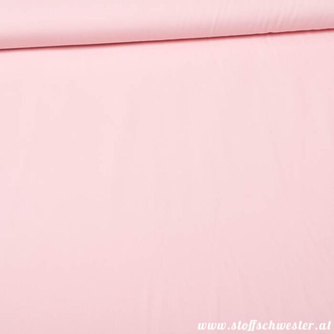 Stoffschwesters Unibaumwolle Soft touch rosa
