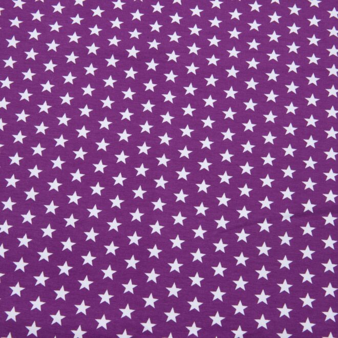 Jersey "Small Stars" violett (70cm)