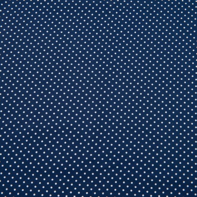 Jersey "Small Dots" dunkelblau (70cm)