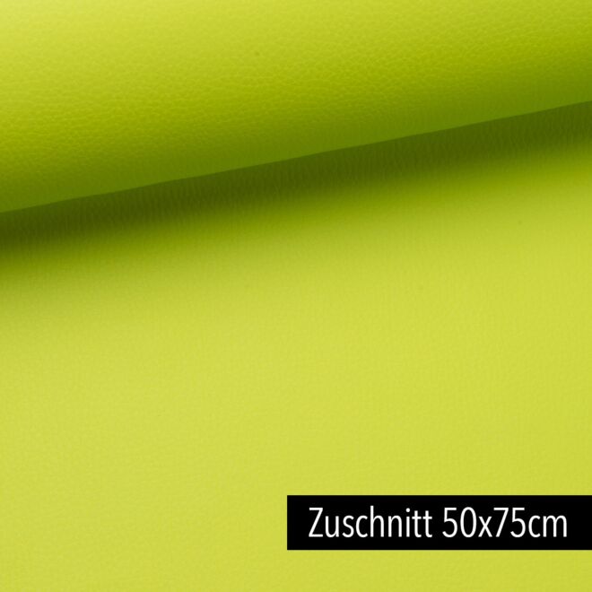 Kunstleder hellgrün - Zuschnitt 50x75cm