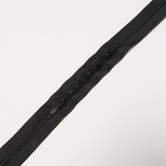 10m 3mm Endlos-Reißverschluss inkl. 10 Schiebern - schwarz