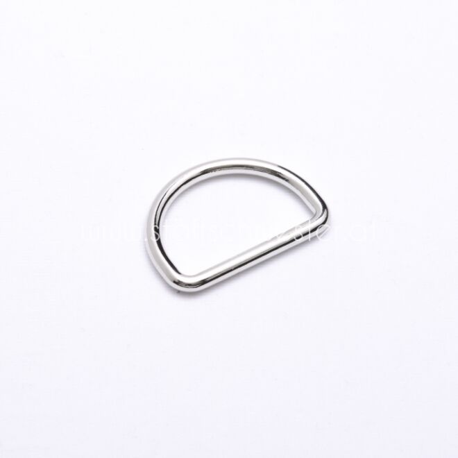 25mm D-Ring silber