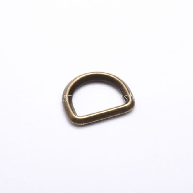 25mm "Vintage" D-Ring (sehr massiv) altmessing