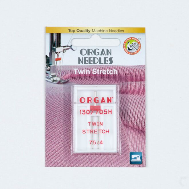 Organ Needles Twin Stretch 75/4,0 mm Doppelnadel 130/705 1 Stück