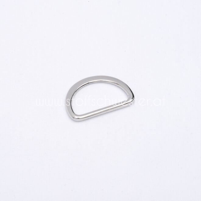 25mm D-Ring "Premium" silber
