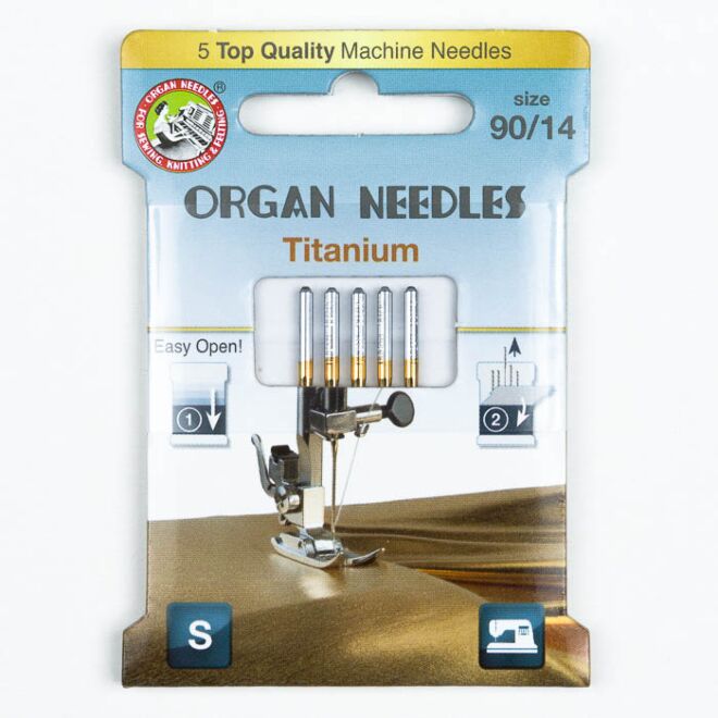 Organ Titanium Nadeln 90, 130/705H, Eco Pack