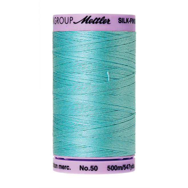 Amann Mettler Silk-Finish Cotton 50, 500m - Blue Curacao