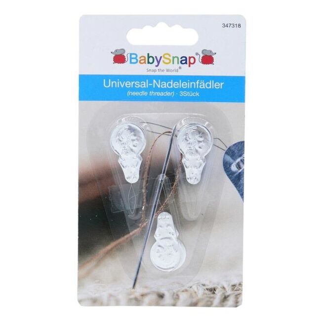BabySnap Nadeleinfädler silber (3 Stück)