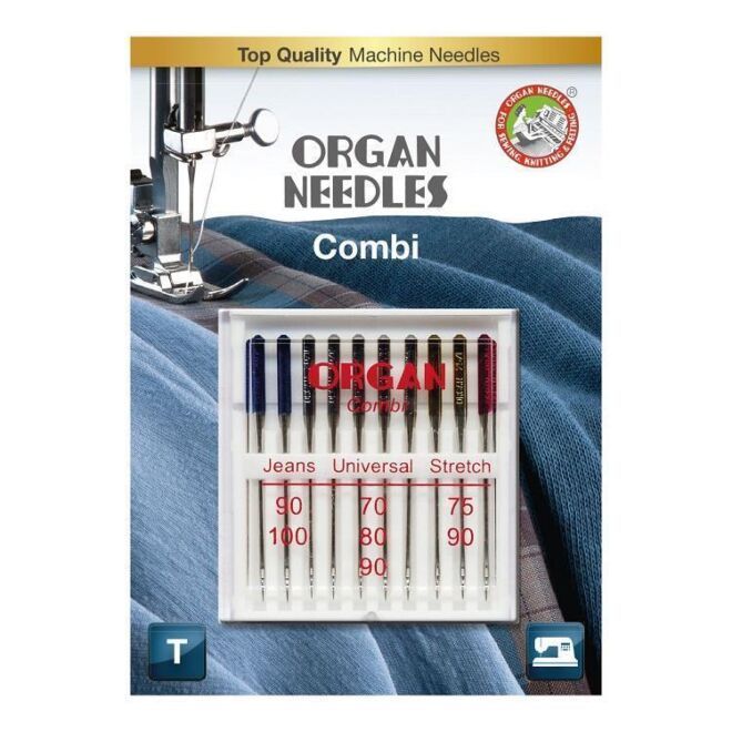 Organ Combi Pack Nähmaschinennadeln (10 Stück)