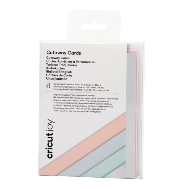 Cricut Cutaway Cards "Pastell" (R20 8 Karten)