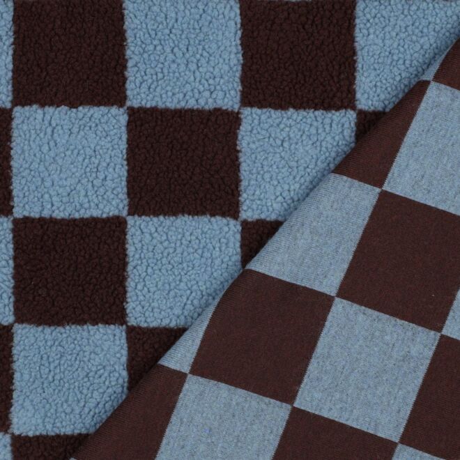 Teddy "Check" blau
