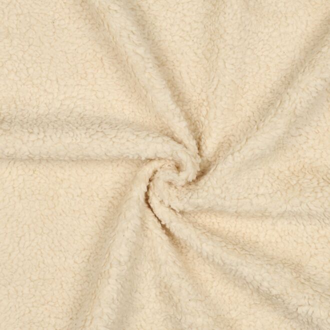 Baumwoll-Teddy beige