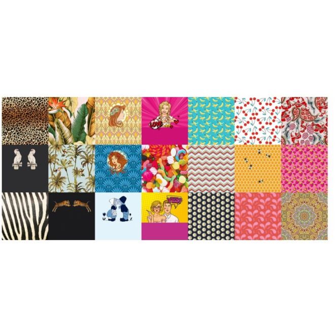 Maskenstoff-Panel "all over" Design B