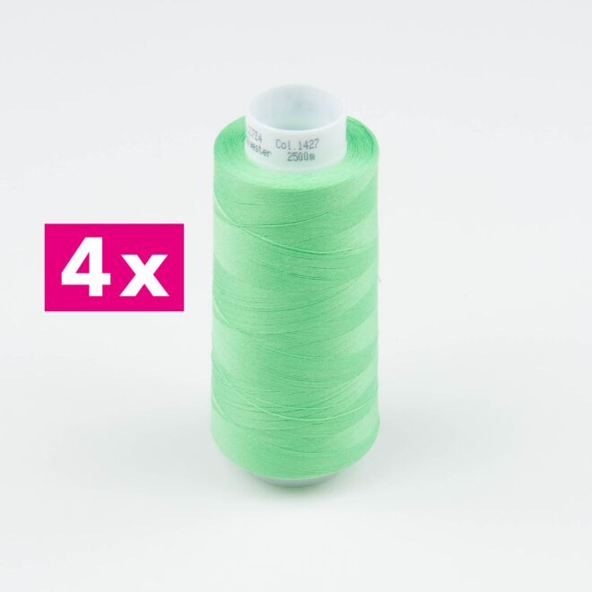 Amann-Mettler Trojalock Overlockgarn No. 120, 4x2500m/gleiche Farbe - Farbe: 1427