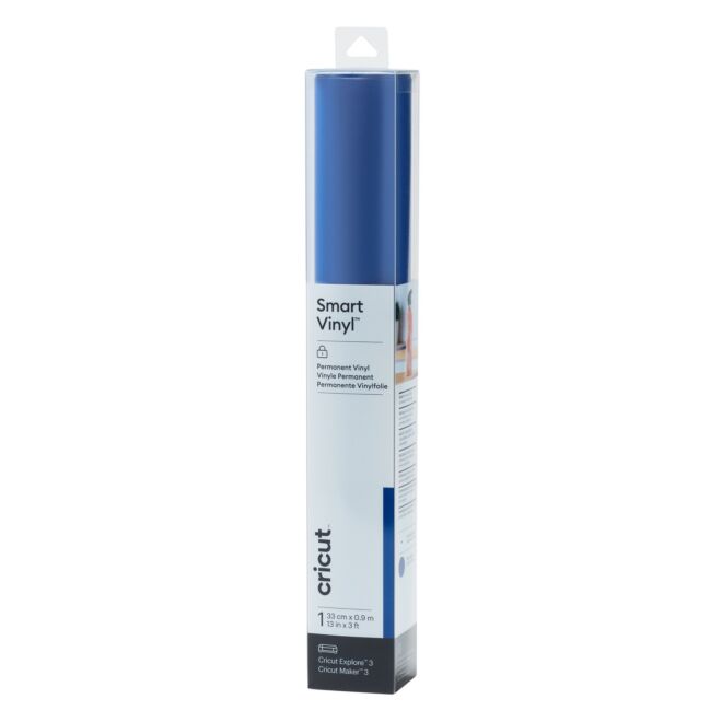 Cricut Smart Vinyl Permanent 33x91cm (Blau)