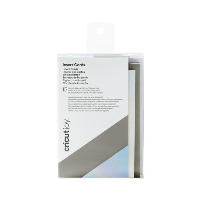 Cricut Insert Cards "Grey/Silver/Holographic" (R10 15 Karten)