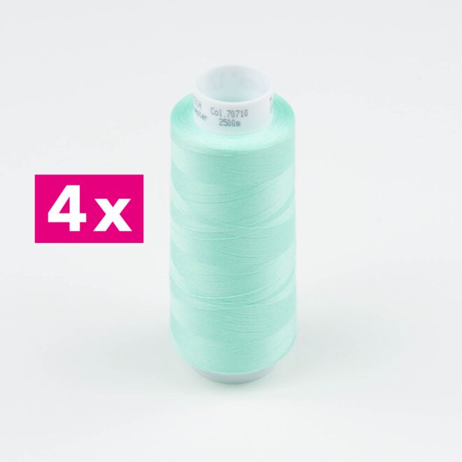Amann-Mettler Trojalock Overlockgarn No. 120, 4x2500m/gleiche Farbe - Farbe: 70710