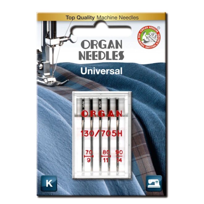 Organ Nähmaschinennadeln "Universal Sortiment 70-90" (Blister Pack)
