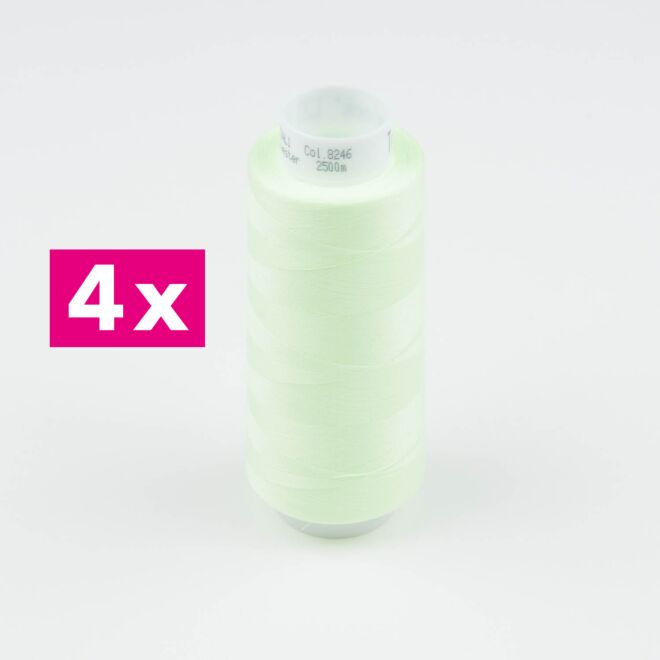 Amann-Mettler Trojalock Overlockgarn No. 120, 4x2500m/gleiche Farbe - Farbe: 8246