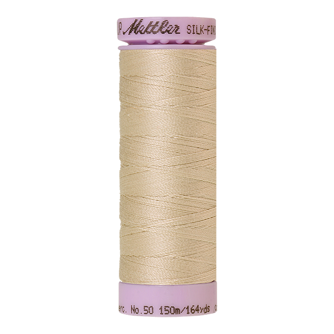 Silk-Finish Cotton 50, 150m - Pine Nut: Reines Baumwollgarn aus 100% langstapliger, ägyptischer Baumwollte von Amann Mettler