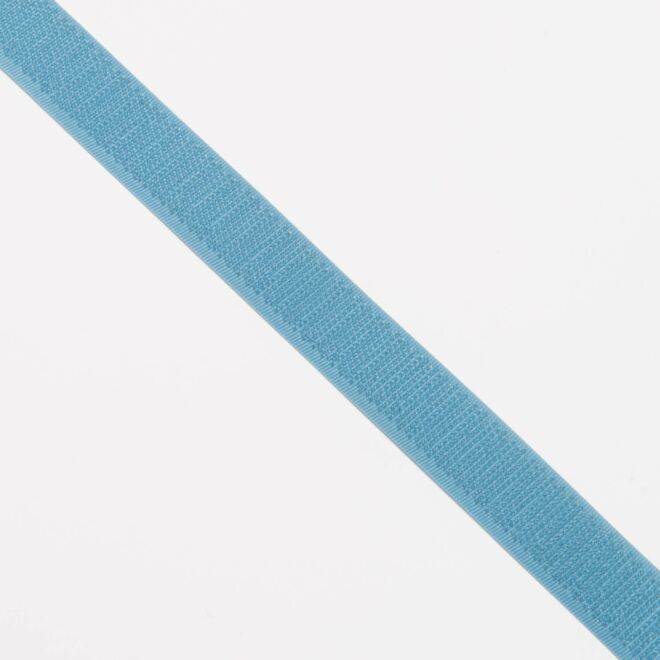 20mm Endlos-Klettverschluss "Hakenband" mittelblau