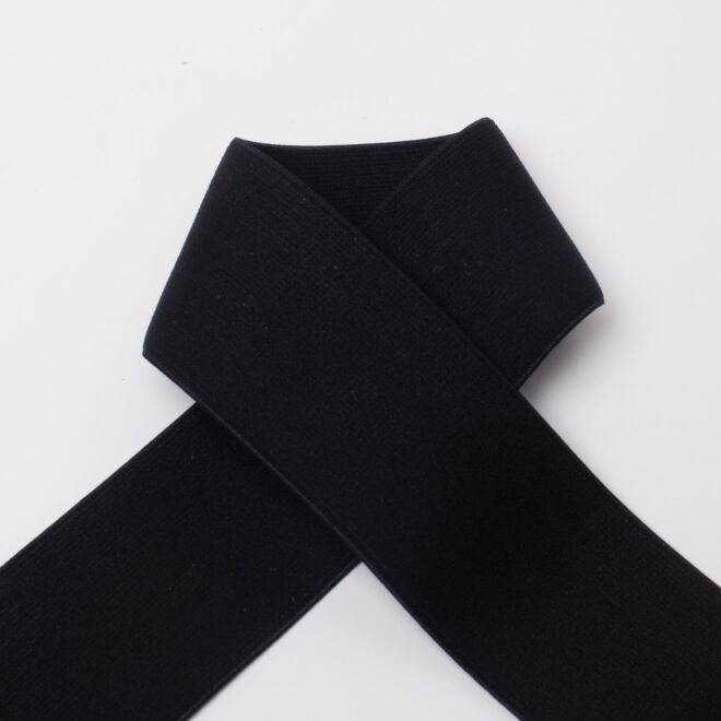 50mm Soft-Gummiband schwarz