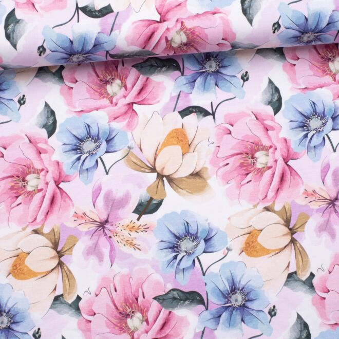 Lena's Flowers weiß Jersey