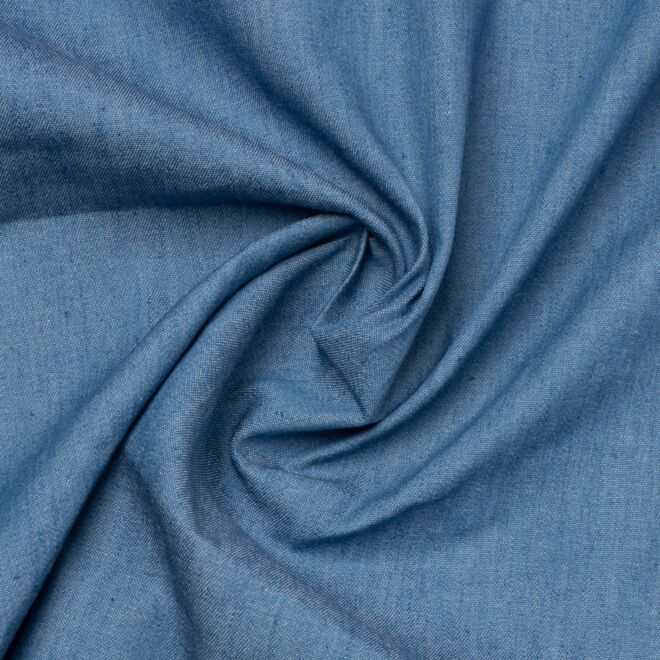 Dünner Jeansstoff denimblau