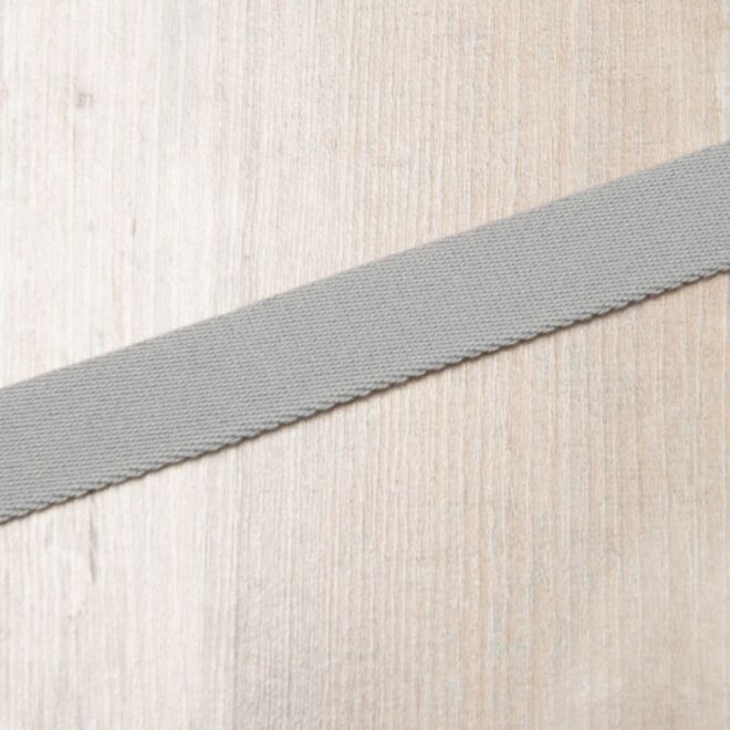 30mm Gurtband "Bonnie" Uni grau
