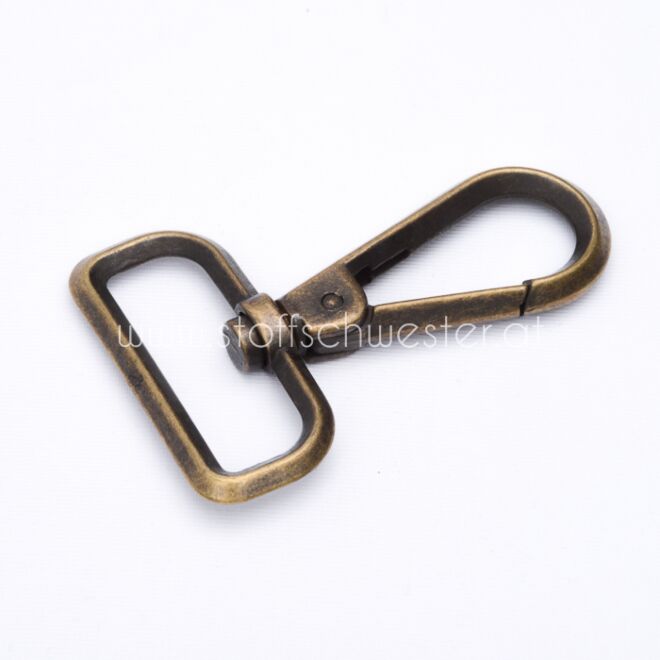 40mm "Vintage" Karabiner (sehr massiv) altmessing