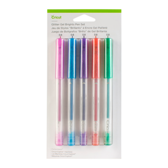 Cricut Explore/Maker Medium Point (1,0mm) Gel Pen Set 5-pack (Glitter Brights)