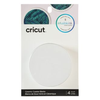 Cricut Infusible Ink Keramik-Untersetzer Rund (4er-Pack)