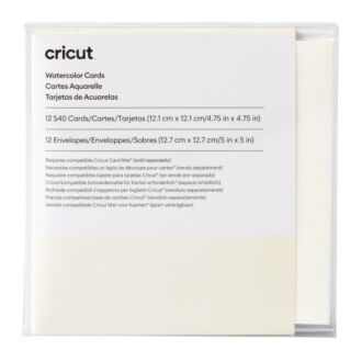 Cricut Aquarellkarten Ivory/Weiß – S40 (12 Stk.)