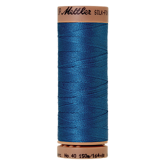 Silk-Finish Cotton 40, 150m - Mediterranian Blue FNr. 0339