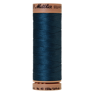 Silk-Finish Cotton 40, 150m - Tartan Blue FNr. 0485