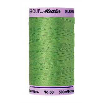 Silk-Finish Cotton 50, 500m - Bright Mint FNr. 0092