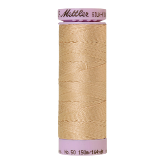 Silk-Finish Cotton 50, 150m - Oat Straw FNr. 0260