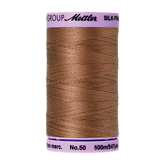 Silk-Finish Cotton 50, 500m - Walnut FNr. 0280