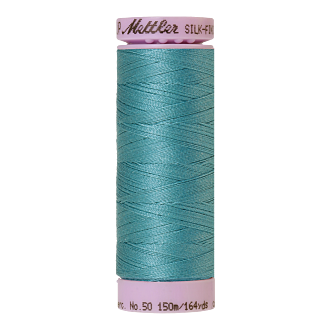Silk-Finish Cotton 50, 150m - Blue-green Opal FNr. 0611