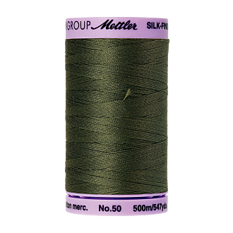 Silk-Finish Cotton 50, 500m - Burnt Olive FNr. 0731