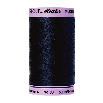 Silk-Finish Cotton 50, 500m - Dark Blue  FNr. 0827