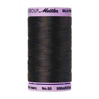 Silk-Finish Cotton 50, 500m - Charcoal FNr. 1282